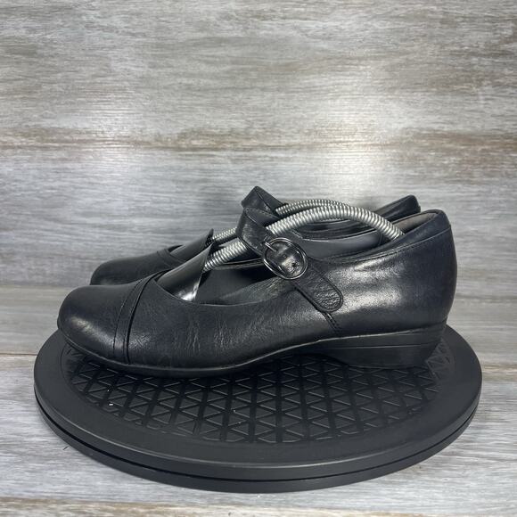 Dansko Women's Fawna Mary Jane Leather Flats Size EU 38 US 8 - Picture 1 of 9